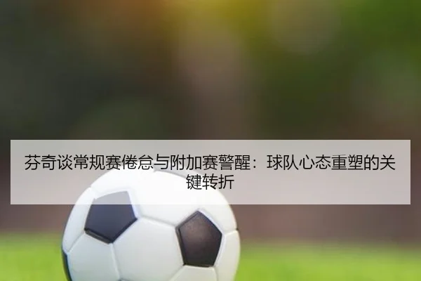 芬奇谈常规赛倦怠与附加赛警醒：球队心态重塑的关键转折